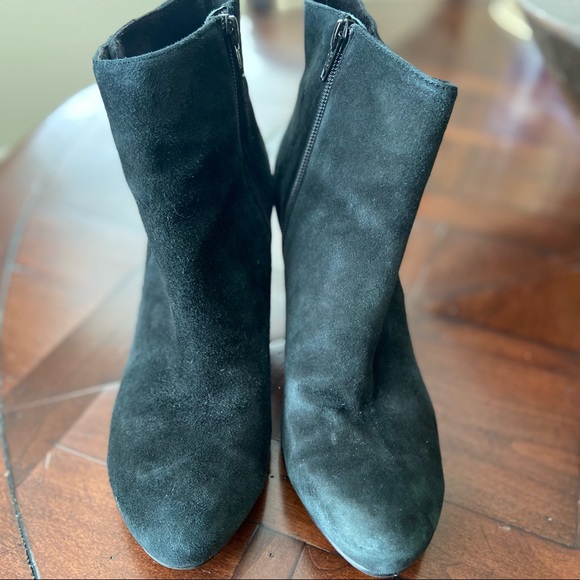 Van Eli Black Suede Ankle Bootie - Picture 2 of 4